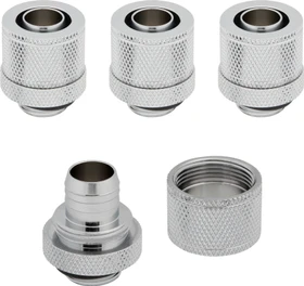 Corsair Hydro X Series XF Softline, Compression Fitting G1/4" auf 13/10mm, chrome, 4er-Pack