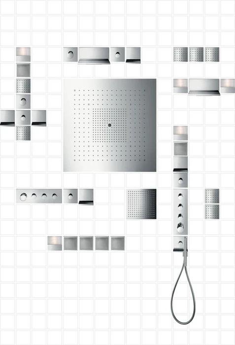 Hansgrohe Axor ShowerSolutions ShowerHeaven Kopfbrause 720/720 3jet ohne Beleuchtung chrom