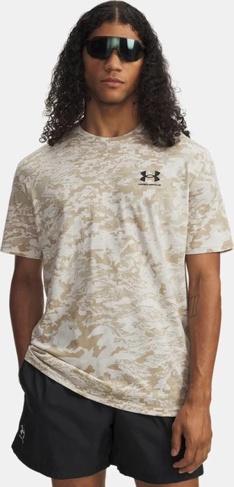 Under Armour ABC Camo Funktionsshirt kurzarm stone/black (Herren)