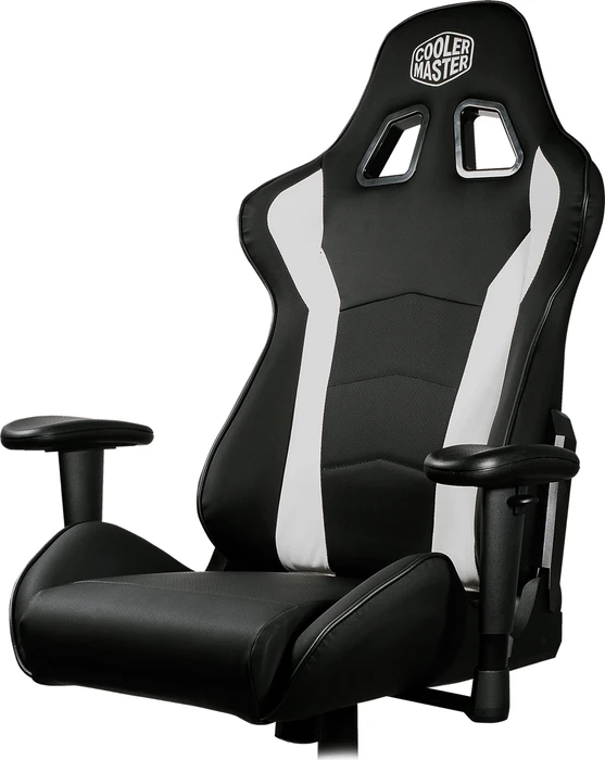 Cooler Master Caliber R1 Gamingstuhl, schwarz/weiß