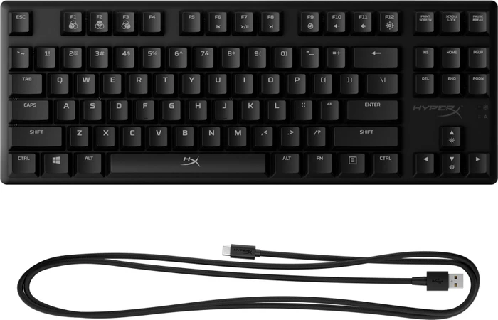 HP HyperX Alloy Origins Core, LEDs RGB, HyperX BLUE, USB, US