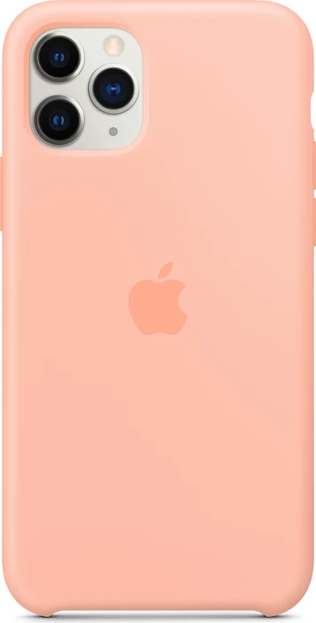Apple Silikon Case für iPhone 11 Pro Grapefruit