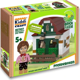 Kiddicraft BrickFarm Ponyhof-Erweiterung - Außenboxen