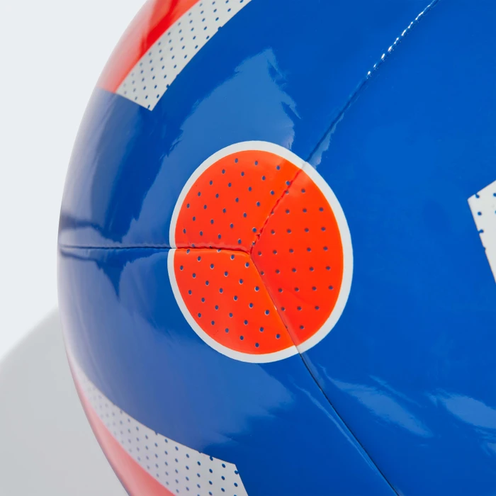 adidas UEFA EURO 2024 Fussballliebe Club Fußball glow blue/solar red/white