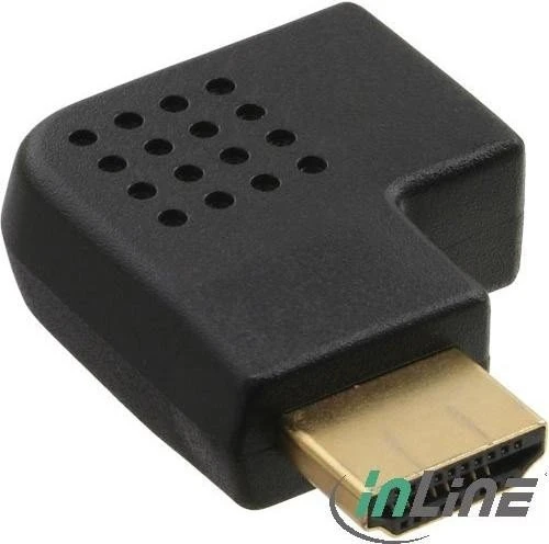 InLine HDMI Adapter, Stecker auf Buchse, rechts gewinkelt