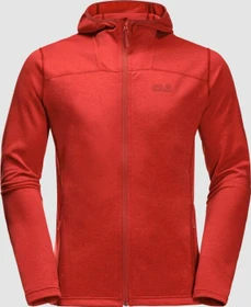 Jack Wolfskin Horizon Hooded Jacke lava red (Herren)