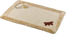 Ferplast Katzenkratzmatte aus Sisal und Plüsch PA 5616, beige