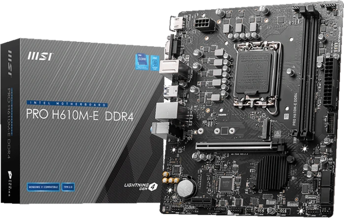 MSI PRO H610M-E DDR4 (Intel 1700)