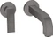 Hansgrohe Axor Citterio 2-Loch Waschbeckenarmatur mit Hebelgriffen Rosetten und Rautenschliff 220mm brushed black chrome Vorschaubild