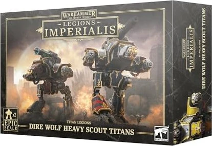 Games Workshop Warhammer The Horus Heresy: Legions Imperialis - Titan Legions - Dire Wolf Heavy Scout Titans