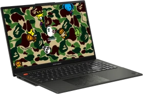 ASUS VivoBook S15 OLED K5504VA#B0C49D72C3, Green Camo with Midnight Black, Core i9-13900H, 16GB RAM, 1TB SSD, DE