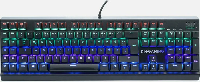KM-Gaming K-GK2, LEDs RGB, MX RGB BLUE, USB, DE