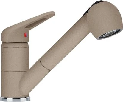 Franke Novara Plus Auszugsbrause Fragranit + cashmere