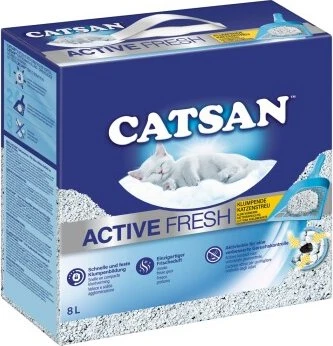 Catsan Active Fresh Katzenstreu, 16l (2x 8l)