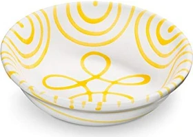Gmundner Keramik Gelbgeflammt Müslischale klein 14cm