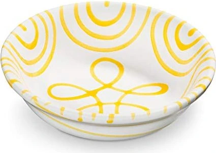Gmundner Keramik Gelbgeflammt Müslischale klein 14cm