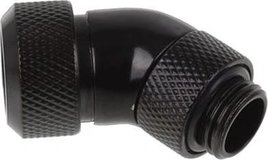 Alphacool Eiszapfen 45° Rohranschluss G1/4" auf 13mm, schwarz