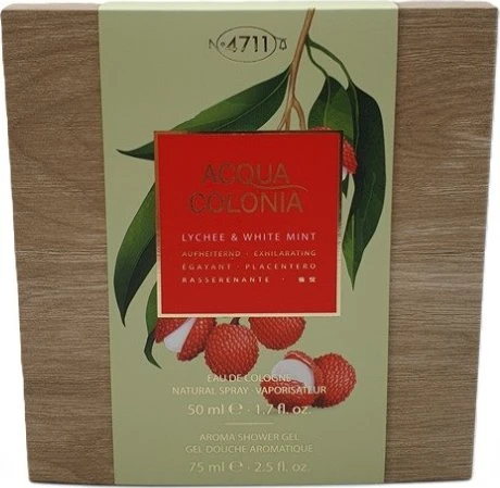 4711 Acqua Colonia Lychee & White Mint EdC 50ml + Duschgel 75ml Duftset