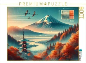 Calvendo Herbstliche Harmonie am Fuji: Ein AI-generiertes Meisterwerk
