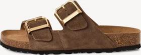 Tamaris Leder Pantolette chocolate (Damen)