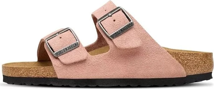 Birkenstock Arizona Veloursleder pink clay (Damen)
