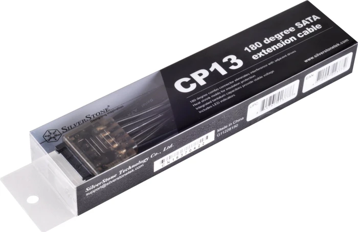 SilverStone 22-Pin SATA [Buchse] auf 7-Pin SATA [Buchse] + 15-Pin SATA [Stecker] Adapterkabel