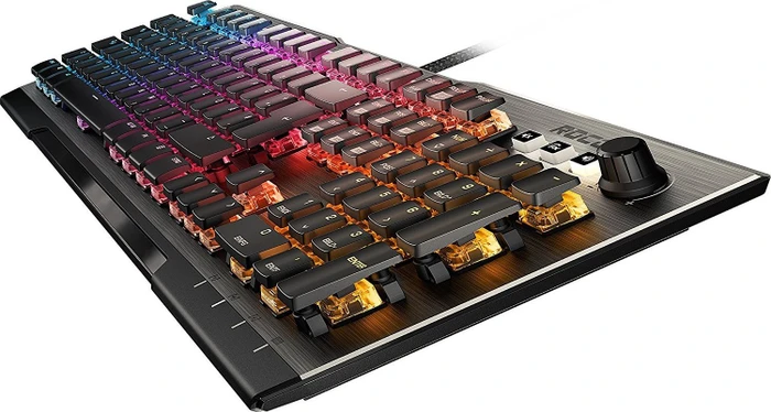 Roccat Vulcan 100 Aimo, grau, LEDs RGB, Titan Tactile, USB, UK