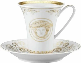 Rosenthal Versace Medusa Gala Gold Kaffeetassen-Set 180ml, 2-tlg.