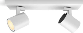 Philips Hue White Ambiance Runner Spot 2-flammig weiß