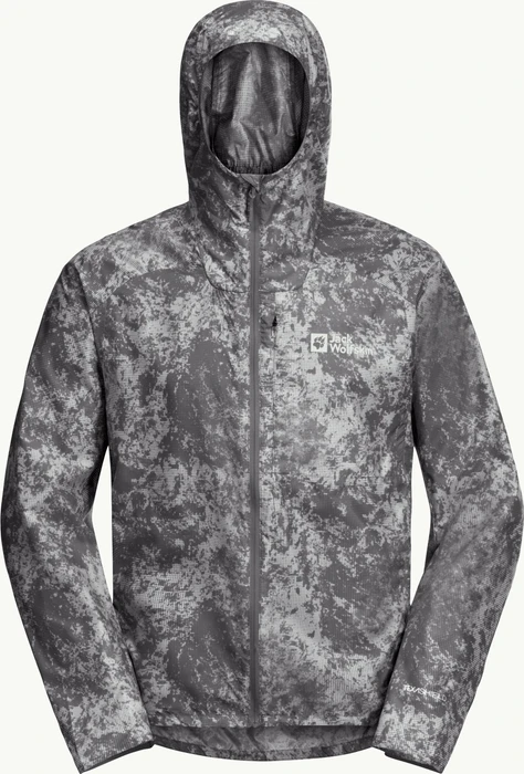 Jack Wolfskin Prelight Windbreaker Funktionsjacke grid camo slate (Herren)