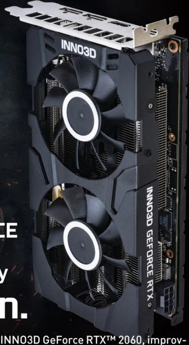 INNO3D GeForce RTX 2060 Twin X2, 6GB GDDR6, HDMI, 3x DP