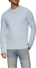 s.Oliver Baumwoll Logo-Stickerei Pullover blau (Herren)