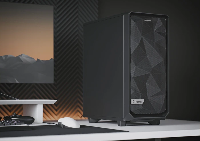 Fractal Design Meshify 2 Compact Gray TG Light Tint, Glasfenster
