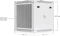 Ubiquiti 12U Rack Cabinet, 19" Wandgehäuse 12HE, Gitternetztür, weiß, 600mm tief Vorschaubild