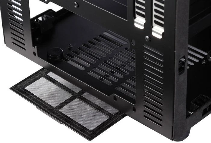 Cooltek W1 schwarz, Acrylfenster, Mini-ITX