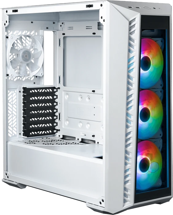 Cooler Master MasterBox 520, weiß, Glasfenster