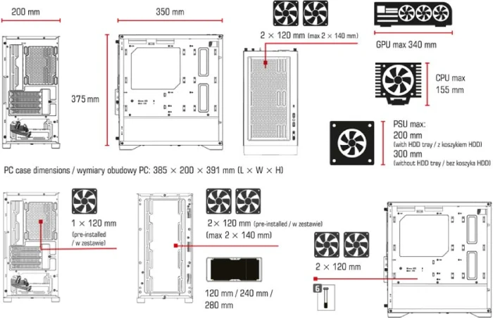 Logic Concept Dart Pro Mini ARGB White