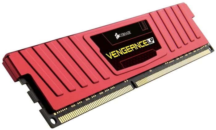 Corsair Vengeance LP rot UDIMM 16GB Kit, DDR3-1600, CL10-10-10-27