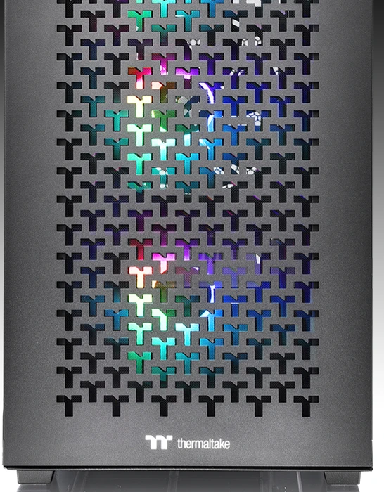 Thermaltake V350 TG ARGB Air, schwarz, Glasfenster