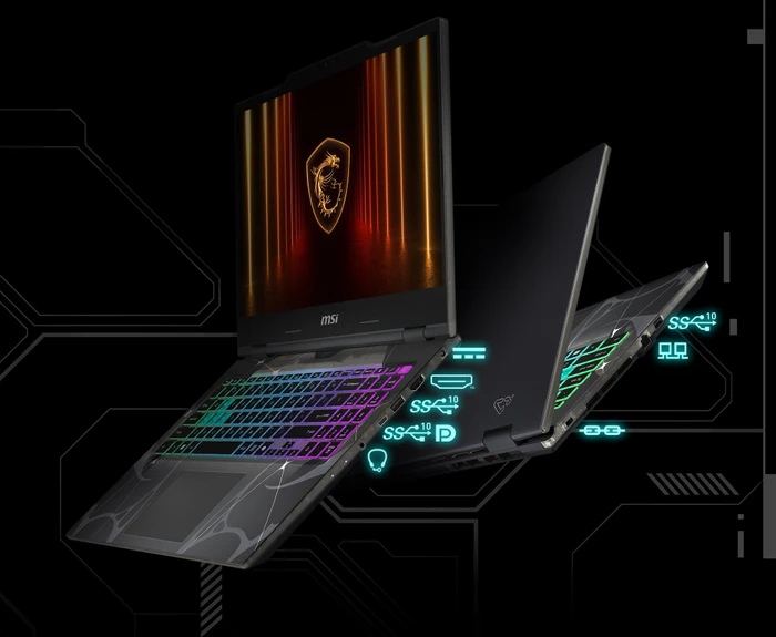 MSI Cyborg 15 B2RWFKG-238, Core 7 240H, 16GB RAM, 1TB SSD, GeForce RTX 5060, DE