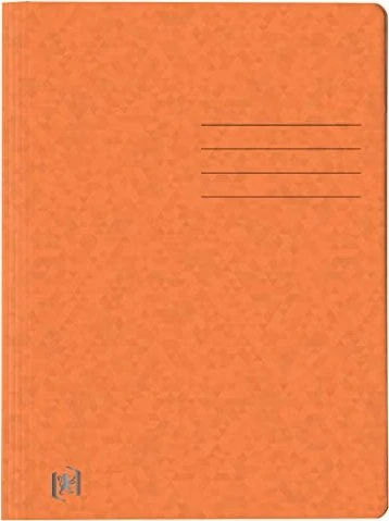 Oxford Top File+ Schnellhefter, A4, orange, 25er-Pack
