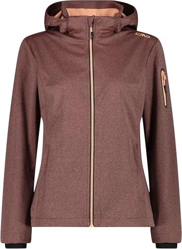 CMP Zip Hood Softshell Funktionsjacke tangeri melange (Damen)