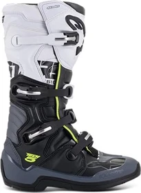 Alpinestars Tech 5 Motorradstiefel schwarz/weiß/grau