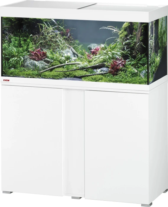 EHEIM vivalineLED 180 Aquarium-Set mit Unterschrank, weiß, 180l