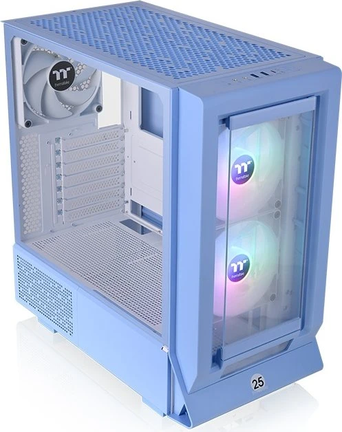 Thermaltake Ceres 350 MX Hydrangea Blue, blau, Glasfenster