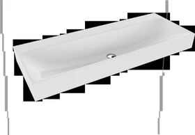 Kaldewei Silenio 3046 Wandwaschtisch 120x46x12cm, Perl-Effekt, alpinweiß