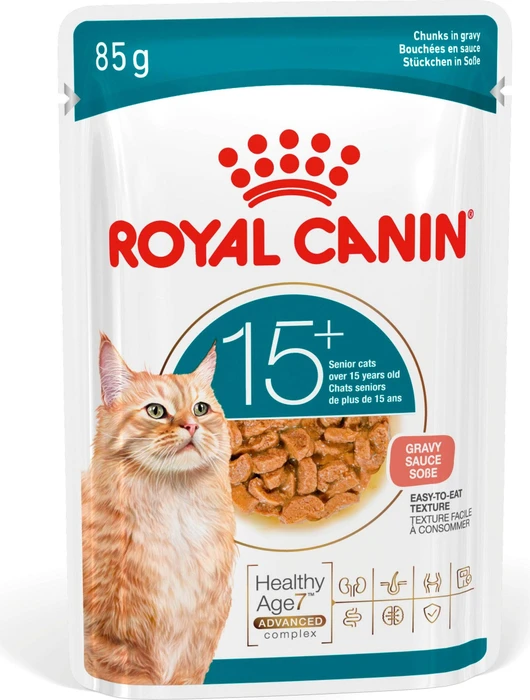 Royal Canin Ageing 15+ Stückchen in Soße, 1.02kg (12x 85g)