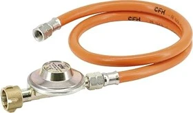 CFH Gasschlauch und Druckregler 50mBar