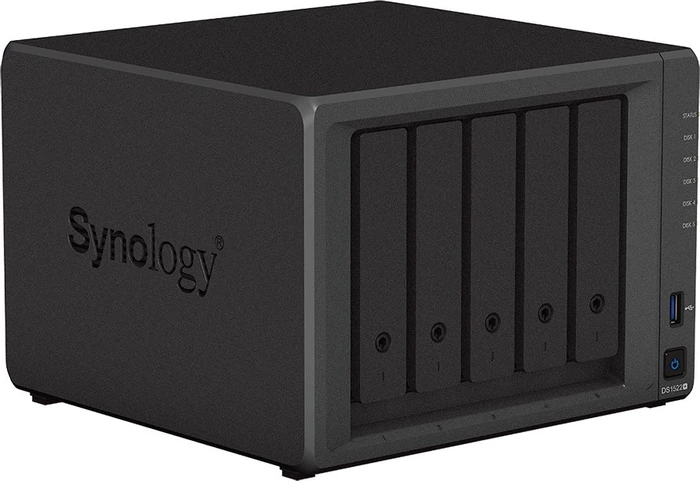 Synology DiskStation DS1522+, 8GB RAM ECC, 4x RJ-45 1000Base-T, 2x USB-A 3.0