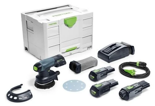 Festool ETSC 125 Li 3.0-Set Akku-Exzenterschleifer inkl. Systainer + 2 Akkus 3.1Ah